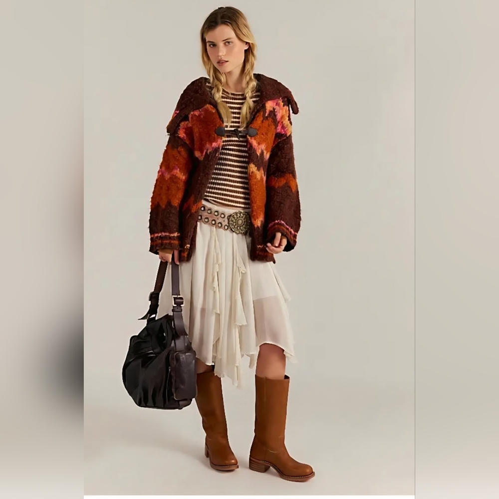 FREE PEOPLE Westray cardigan, Size Large, Multicolor, Retail Price $298.00 USD - Picture 10 of 16